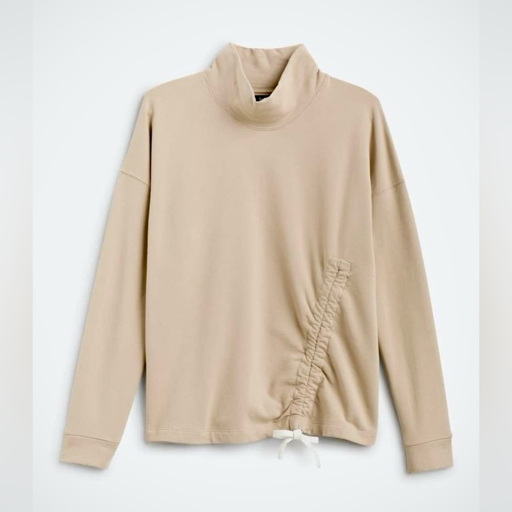 SATVA || Side-String Ruched Jumper in Stone Wash - SZ Medium ✨NWOT✨